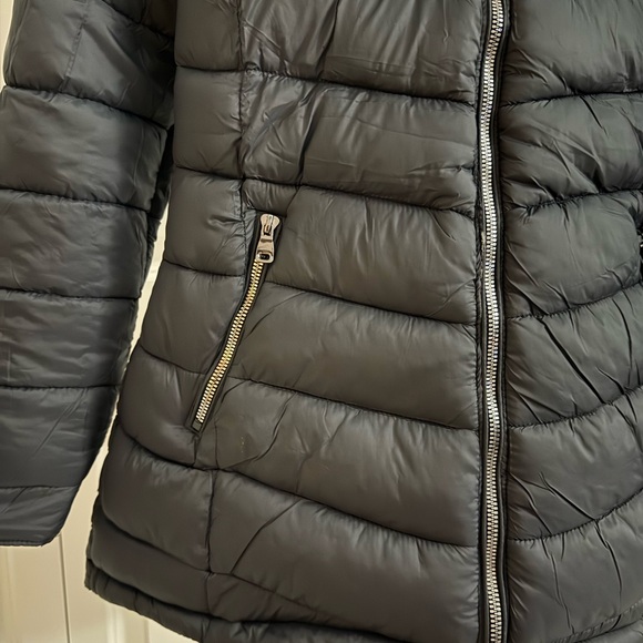 NWT Snobbish Women's double face Black Ski Jacket with Faux Fur Hood Size S - Picture 11 of 17